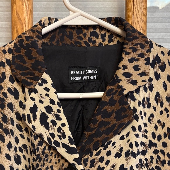 EUC Moschino Animal Print Blazer - Picture 3 of 6